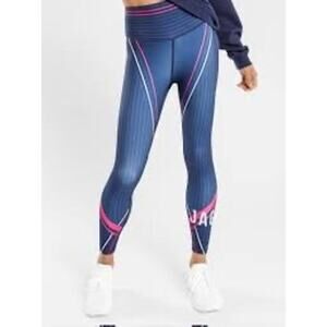 NEW Jaggad Area High-Waisted 7/8 Leggings Womens Small